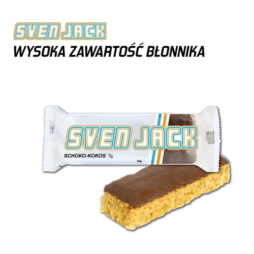 SvenJack 125g Chocolate Coconut BOX (12 sztuk)