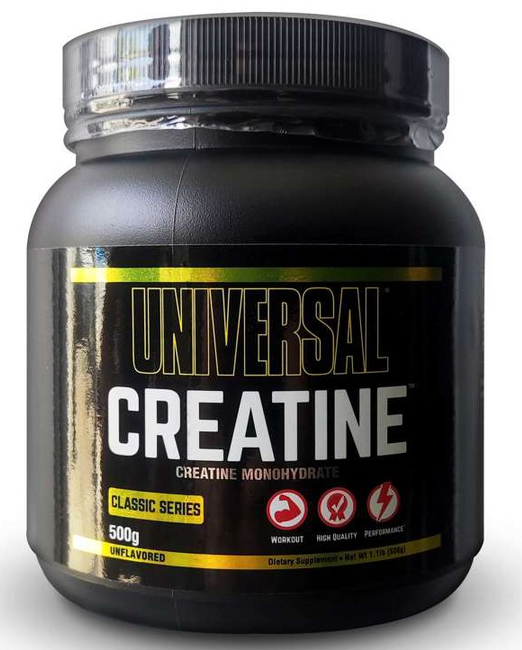 Universal Creatine 500 g – sprawdzony sposób na większą siłę i masę