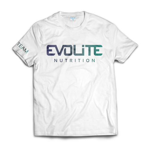 T-Shirt Evolite Nutrition Ultra White Size M