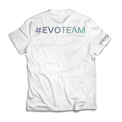 T-Shirt Evolite Nutrition Ultra White Size M