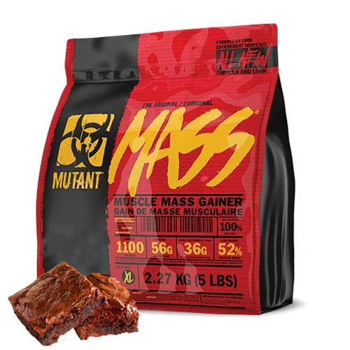 Mutant Mass 2270g Strawberry Banana + 3 x Mutant Mass Extreme 2500 48g GRATIS