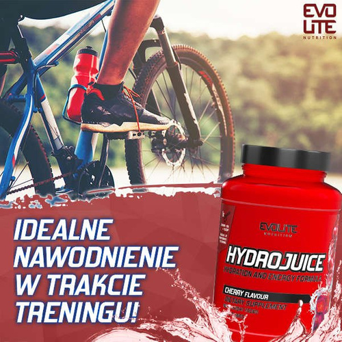 Evolite Nutrition HydroJuice 600g Wiśnia