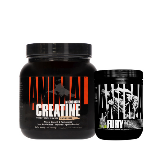 Animal Creatine Powder 500g + Animal Fury 82,65g