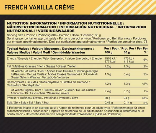 Optimum Nutrition 100% Whey Gold 2270g Chocolate Hazelnut