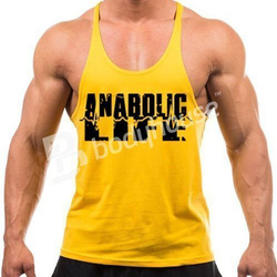 Anabolic Life Tank Top Yellow L