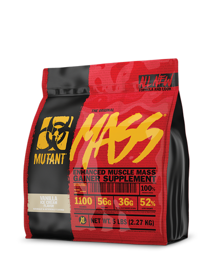 Mutant Mass 2270g Strawberry Banana + 3 x Mutant Mass Extreme 2500 48g GRATIS