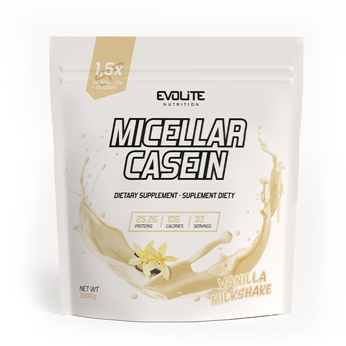 Evolite Nutrition Micellar Casein 1000g Vanilla