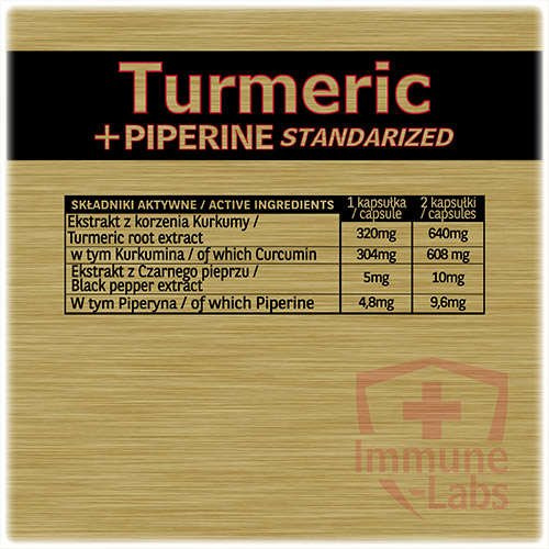 Immune-Labs Turmeric + Piperine 120 kapsułek