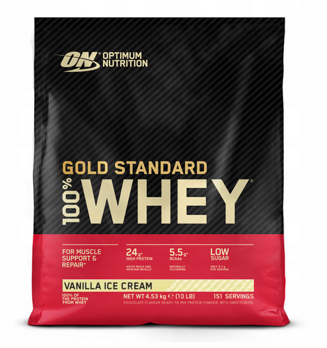 Optimum Nutrition 100% Whey Gold 4540g Vanilla