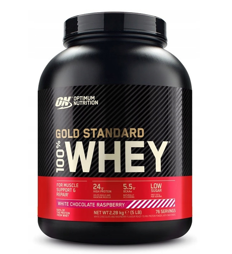 ON 100% Whey Gold 2270g White Chocolate Raspberry