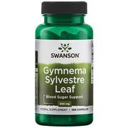 Swanson Gymnema Sylvestre Leaf 400mg 100 kapsułek