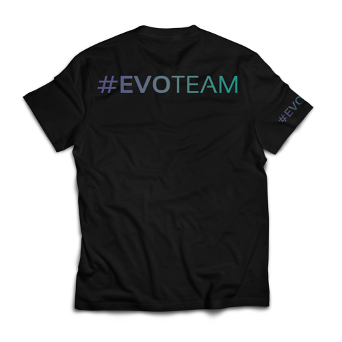 T-Shirt Evolite Nutrition Ultra Black Size S