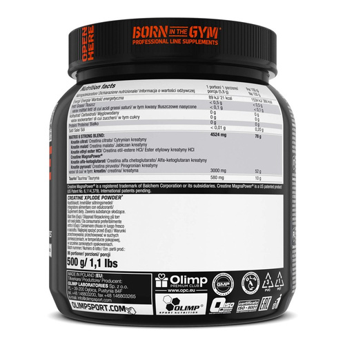 Olimp Creatine Xplode 500g Grapefruit