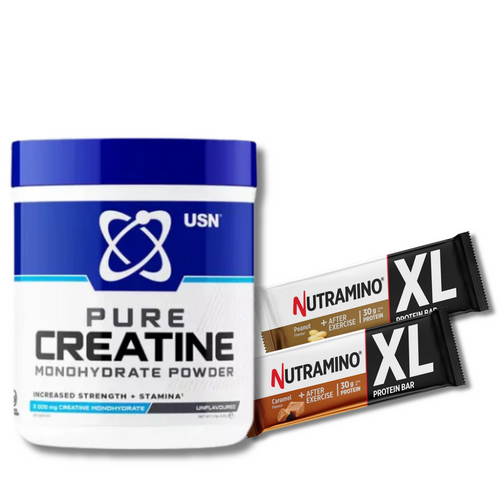 USN Creatine Monohydrate 500g + 2x baton Nutramino GRATIS