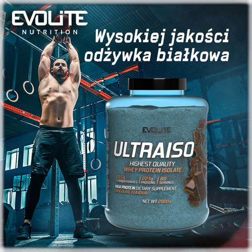 Evolite Nutrition UltraIso 2000g Double Chocolate Flavours