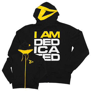 Dedicated Slimfit Hoodie "I Am Dedicated" M