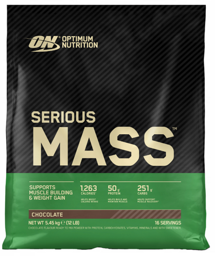 Optimum Nutrition Serious Mass 5450g Chocolate USZKODZONY