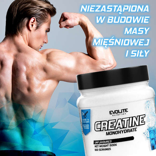 Evolite Creatine Monohydrate 1000g + 2x SvenJack 125g GRATIS