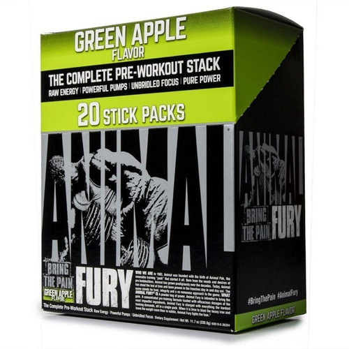 Universal Fury Stick Pack 20x16,5g Green Apple