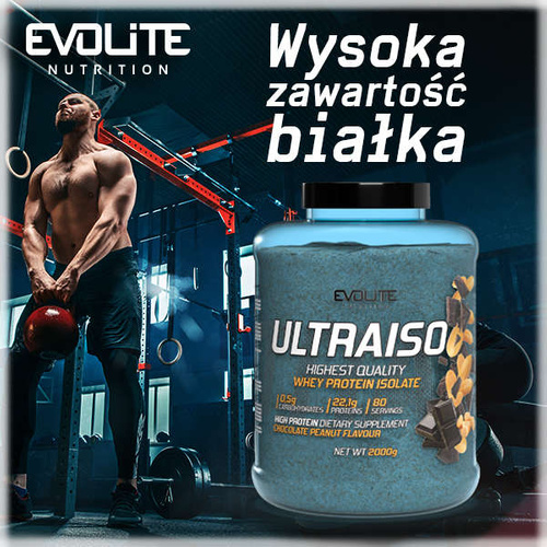 Evolite Nutrition UltraIso 2000g Double Chocolate Flavours