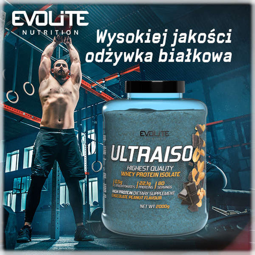 Evolite Nutrition UltraIso 2000g Double Chocolate Flavours