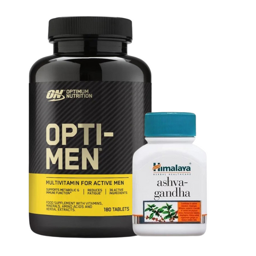 ON Opti Men 180tab + Himalaya Ashwagandha 