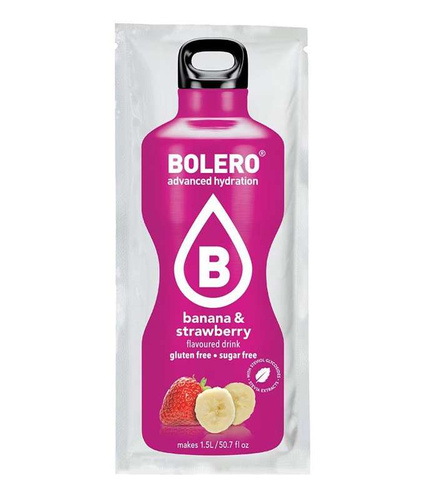 Bolero ze stewią Banan Truskawka 1kcal mix na 1,5l