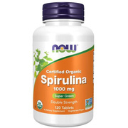 Now Foods Spirullina Organic 1000mg 120tabs