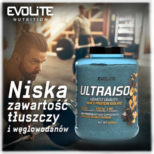 Evolite Nutrition UltraIso 2000g Double Chocolate Flavours