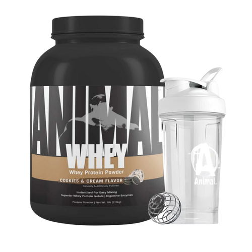 Universal Animal Whey 2270g + Animal Shaker Transparent/White 700ml