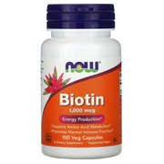 Now Foods Biotin 1000mcg 100 vege kapsułek