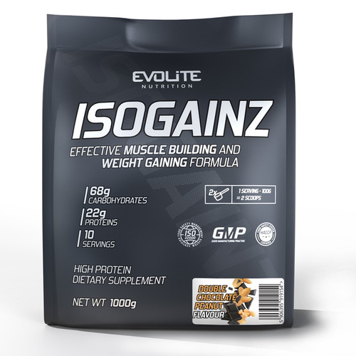Evolite IsoGainz 1000g Double Chocolate Flavours
