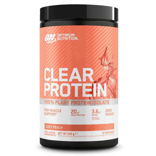 Optimum Nutrition Clear Protein 100% Plant Isolate 280g Peach