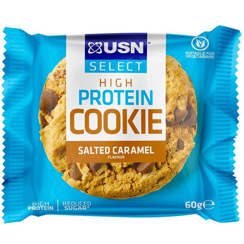 USN Select Cookie 60g Salted Caramel BOX (12 sztuk)