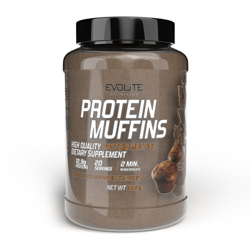 Evolite Protein Muffins 1000g Chocolate Brownie