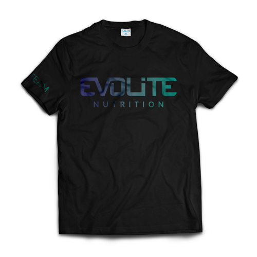 T-Shirt Evolite Nutrition Ultra Black Size S