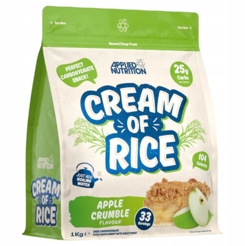Applied Nutrition Cream of Rice 1000g Apple Crumble