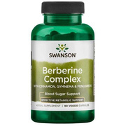 Swanson Berberine Complex Cinn/Gym/Fen 90 vcaps