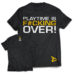 Dedicated T-Shirt "Playtime is over" M