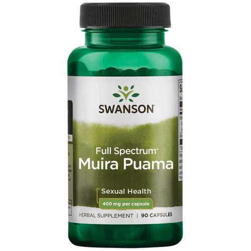 Swanson Muira Pauma Root 400mg 90caps