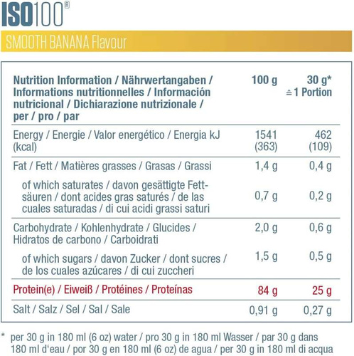 Dymatize iso100 932g SMOOTH BANANA