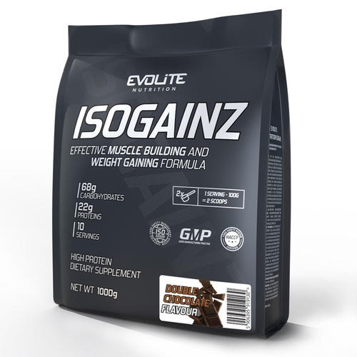Evolite IsoGainz 1000g Double Chocolate Flavours