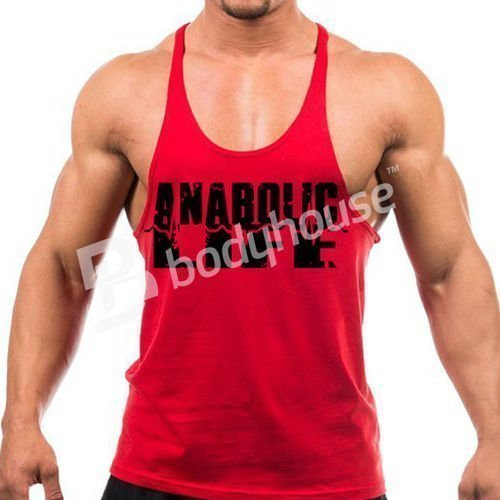 Anabolic Life Tank Top Red M