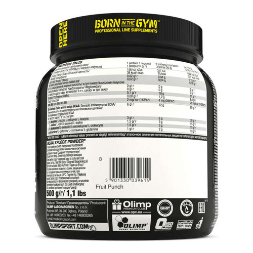 Olimp BCAA Xplode 500g Fruit punch