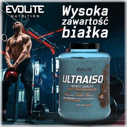 Evolite Nutrition UltraIso 2000g Double Chocolate Flavours