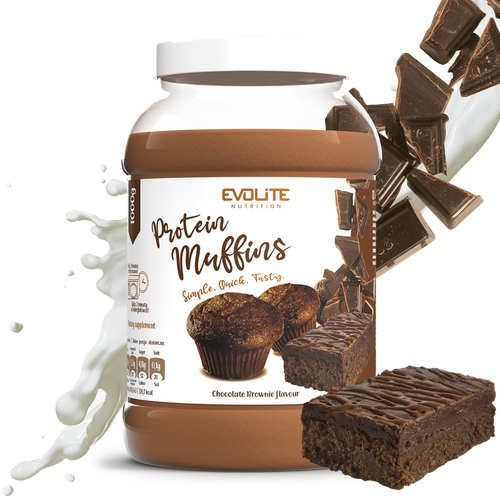 Evolite Protein Muffins 1000g Chocolate Brownie