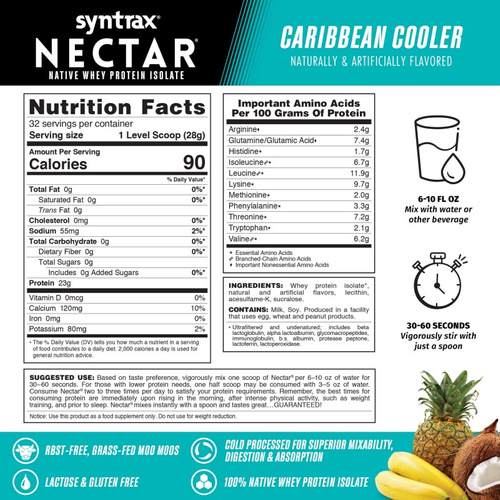 Syntrax Nectar Caribbean Cooler 907g