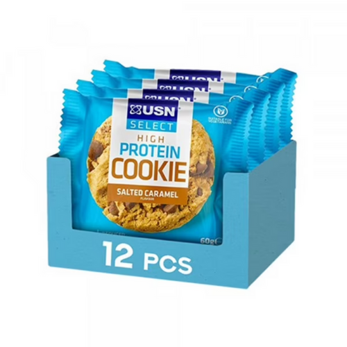 USN Select Cookie 60g Salted Caramel BOX (12 sztuk)