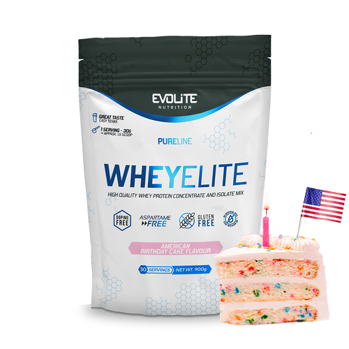 Evolite WheyElite 900g American Birthday Cake