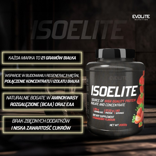 Evolite IsoElite 2000g Strawberry